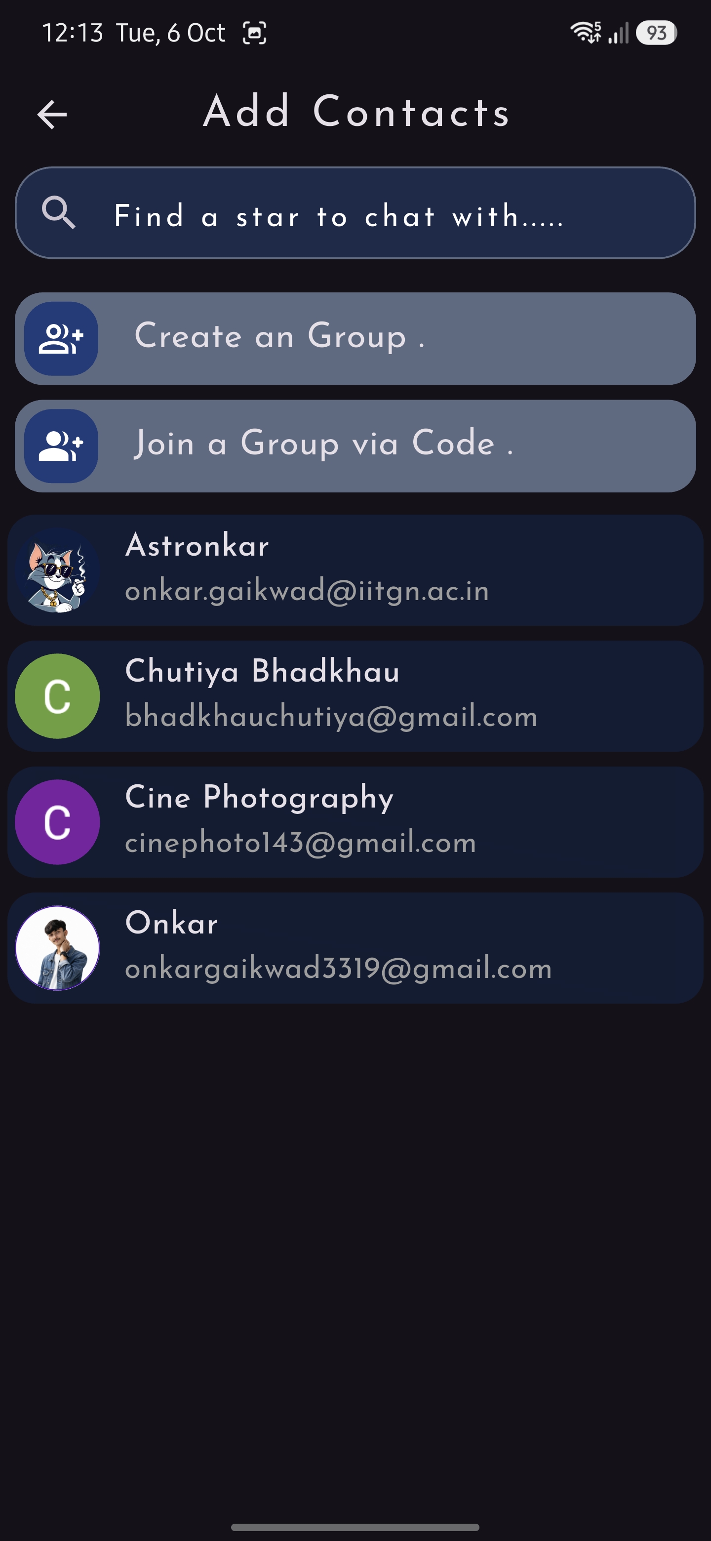 Add Contacts